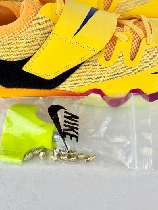 Men\'s 12.5-Nike Zoom Pole Vault Elite Track Shoes Citron Pulse Spikes FZ9649-80 main image 7